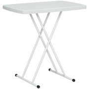 Tavolino pieghevole ¨C zephmum ¨C bianco 76x50x74 cm