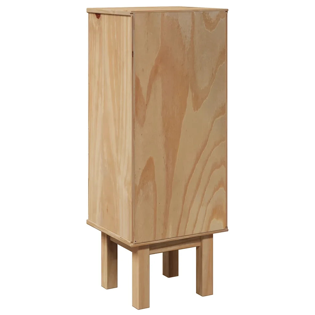 vidaXL Mobile da Bagno OTTA 35x30x90 cm in Legno Massello di Pino