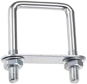 U-Bouti in Acciaio Inossidabile 100x150mm - M10 - U-Bouti Quadrati - Alta Resistenza di Attrito - Duraturo - Multifunzionali - Viti di Attacco