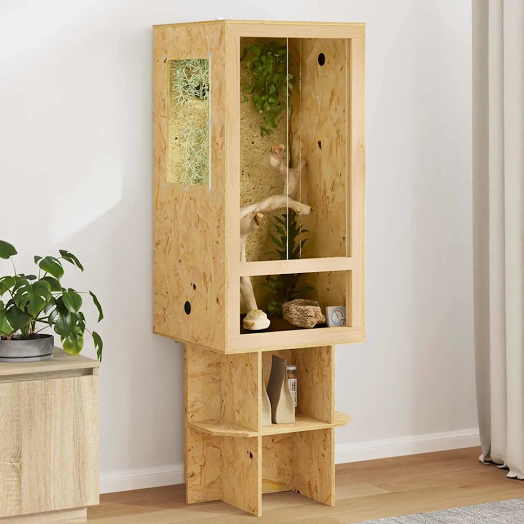 Terrario Marrone 50 x 50 x 150 cm OSB CFW6979336