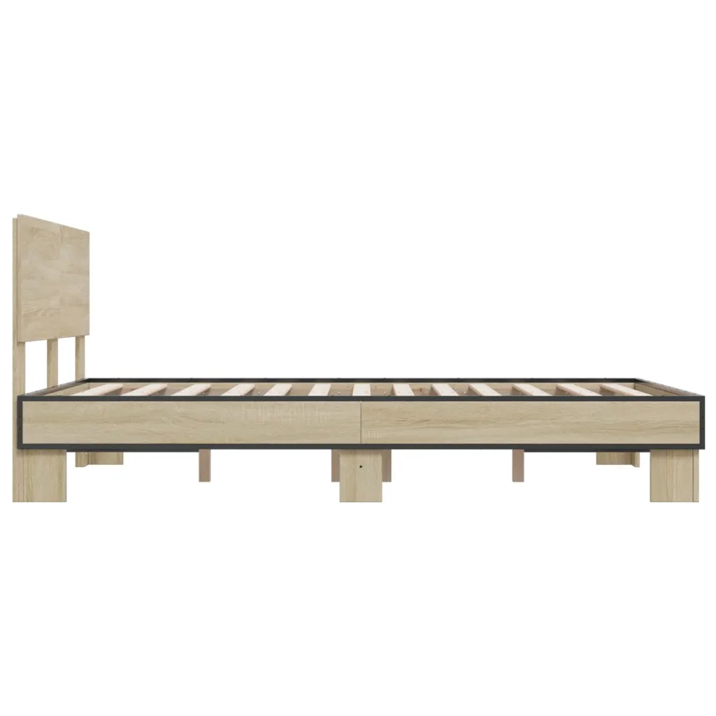Giroletto Rovere Sonoma 140x200 cm in Legno Multistrato Metallo