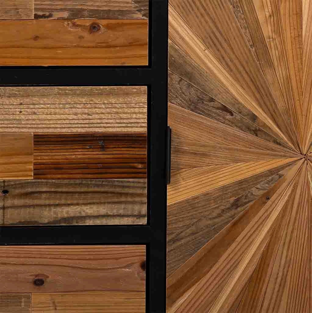 Credenza in legno marrone 120x38x78h cm