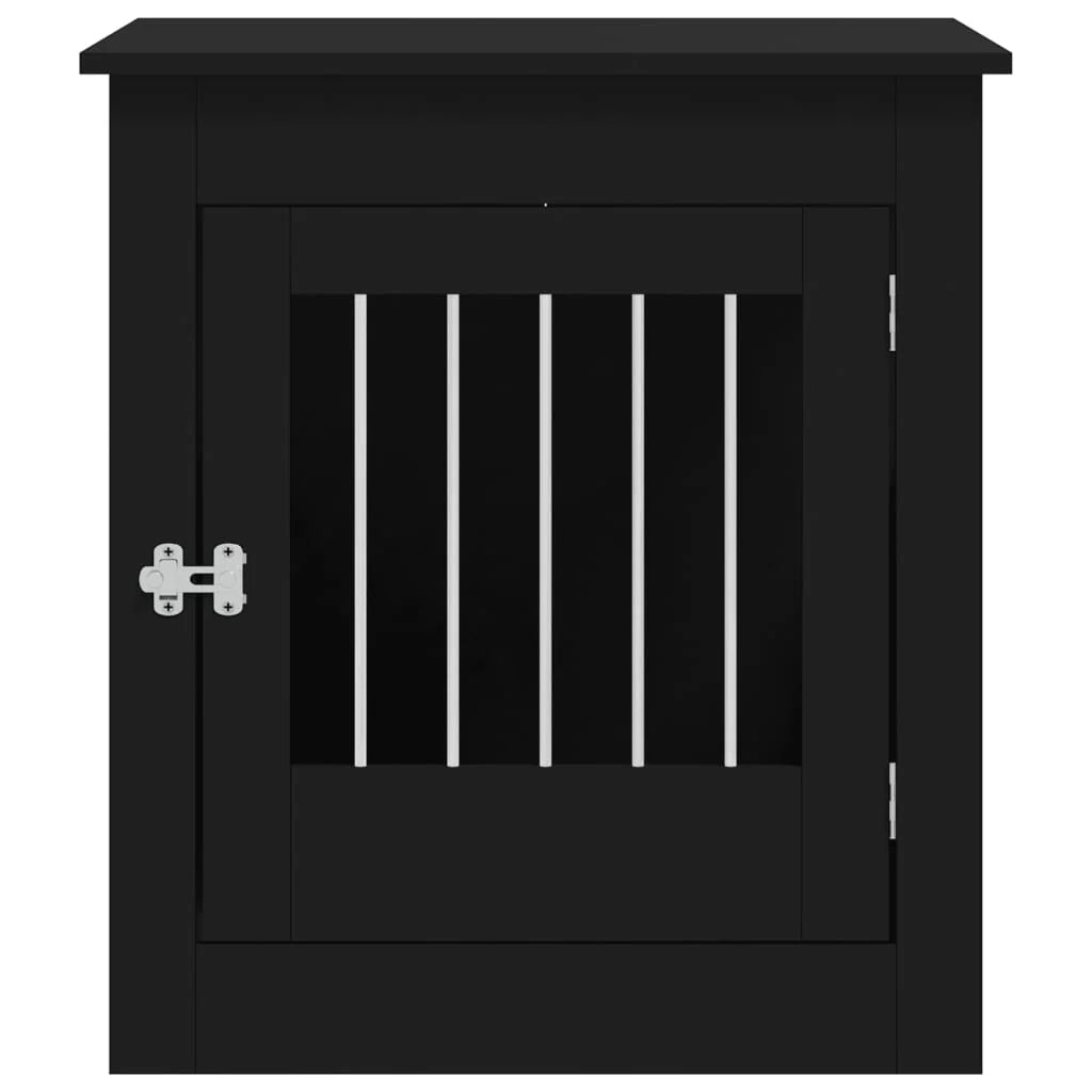 Mobile per trasportino per cani 64,5 x 80 x 71 cm in legno ingegnerizzato nero 02_0043366