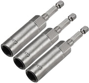 Impugnatura a 6 velocità per set di chiodi - 80 mm di lunghezza - estrattore di vite - ideale per lavorazione del legno e riparazione di auto