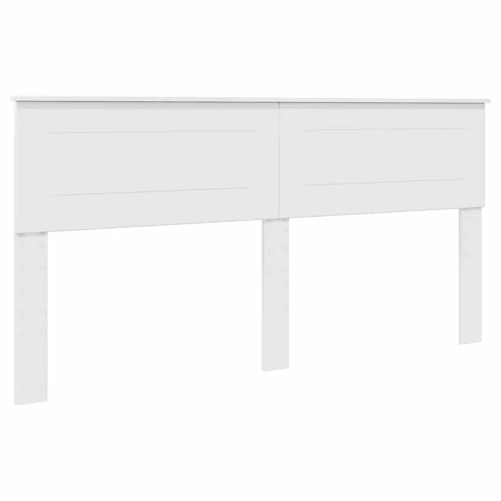 Testiera-Testata-Testiera Decorativa Bianco Lucido 200 cm Legno multistrato 564771