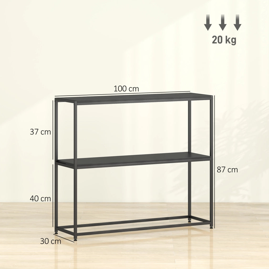 Tavolo consolle ¨C zephmum ¨C 100x30x87 cm nero