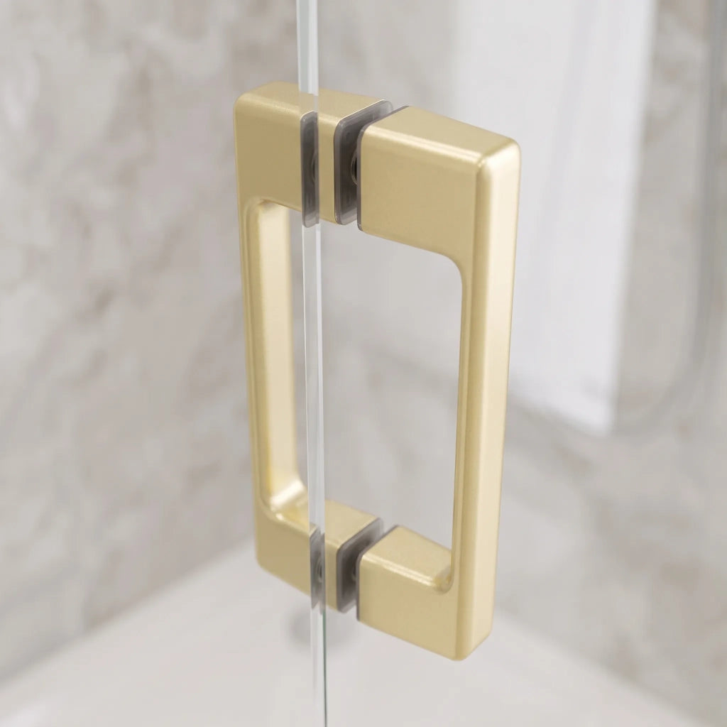 Maniglia Per Porta Doccia Rea 02 Brushed Gold