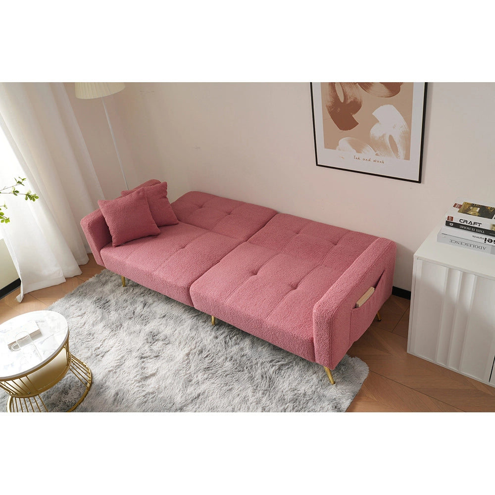 Divano letto 2 posti - Xylo - Cuscini e tasche laterali