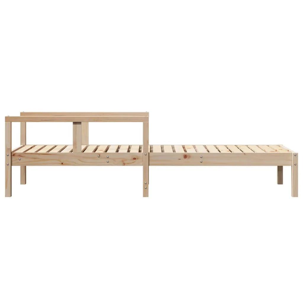 Lettino Prendisole | Sdraio da giardino | Lettino da sole 199,5x62x55 cm in Legno Massello di Pino