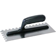 FRATTONE DENTATO C/MANICO IN ABS 28x12 cm - dentatura 12x12 mm - MADE IN ITALY