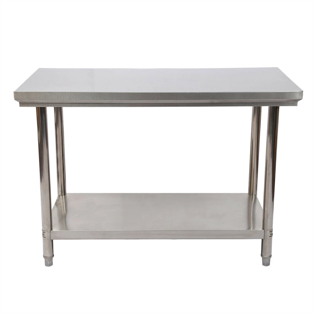 Tavolo da lavoro in acciaio inox 120 x 60 x 85 cm cucina professionale 16_0002503