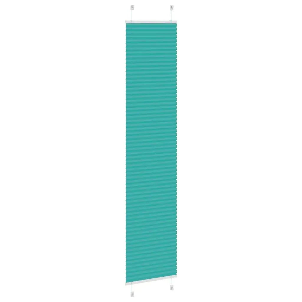 Tenda Plissettata Verde petrolio 45x200 cm Larghezza Tessuto 4015404