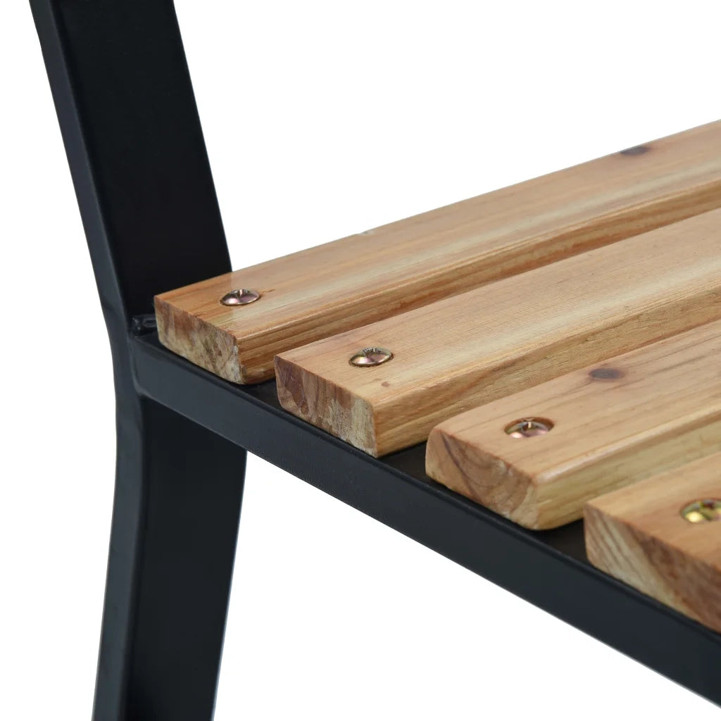 Panchina da Giardino 120 cm in Legno 47940