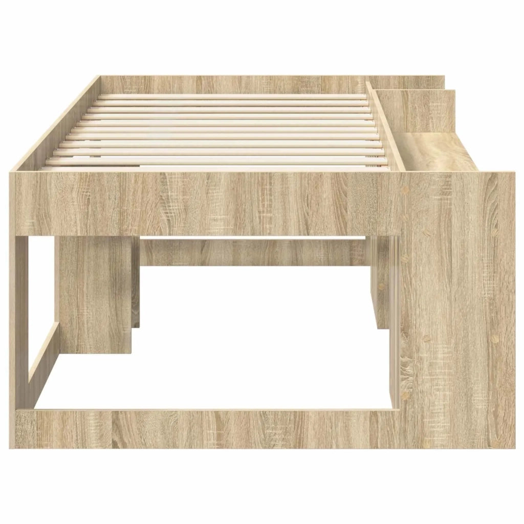 Struttura per Letto per Bambini con Ripostiglio Rovere Sonoma 3422637