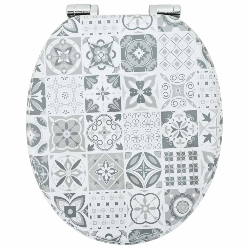 Sedile per toilette con chiusura morbida 2 pcs 44 x 38 cm