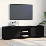 vidaXL Mobile TV Nero 182 x 34 x 50 cm Legno multistrato