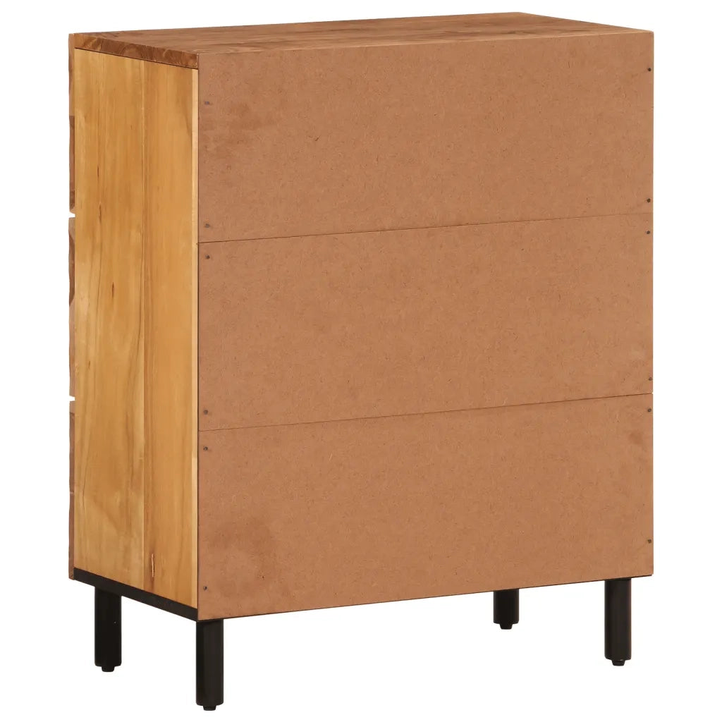 Credenza 60x33x75 cm in Legno Massello di Acacia 356858