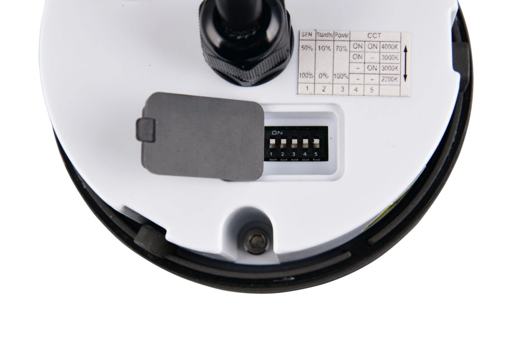 Paletto da giardino LED nero IP65 100 cm TAGUS Trio