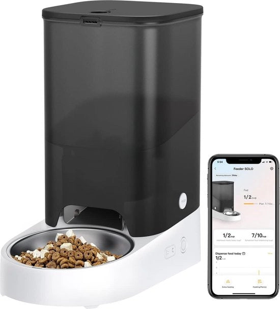 Dispensatore automatico per il cibo per animali - Dispensatore automatico per animali - Dispensatore automatico per gatti - Borsa automatica per il cibo per animali