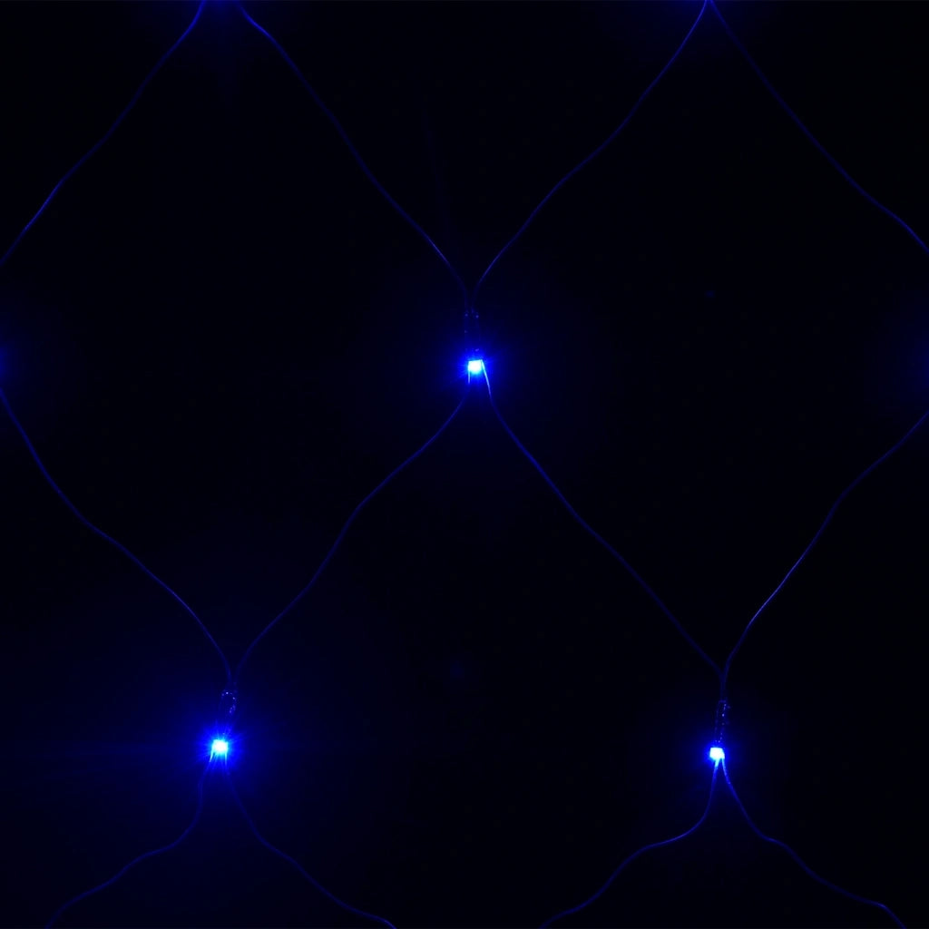 Luci di Natale Rete Blu 4x4m 544 LED Interni Esterni CFW7378419