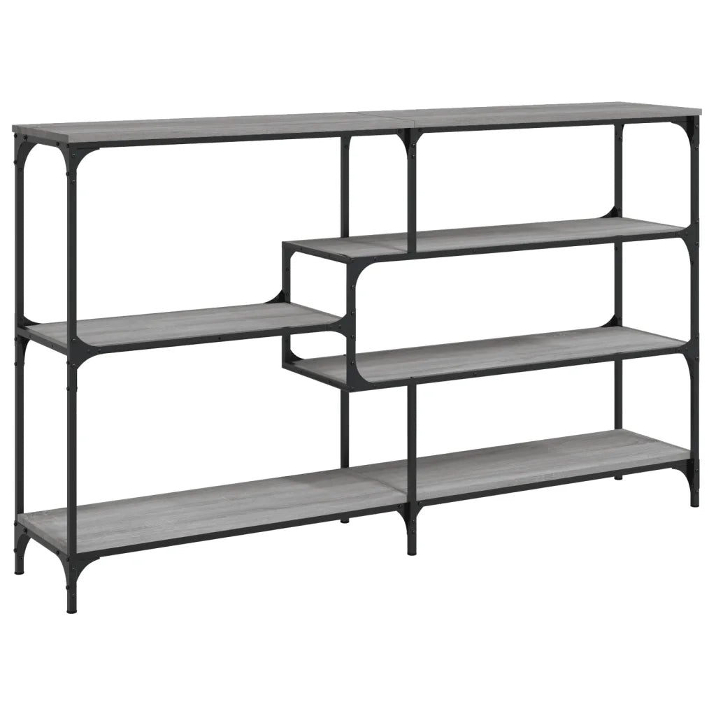 Tavolo Consolle | Tavolo d'Ingresso Grigio Sonoma 160x32x95 cm in Legno Multistrato