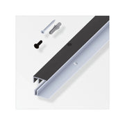RACCORDO BALCONE P/PARQUET NERO SPAZZ. 100CM