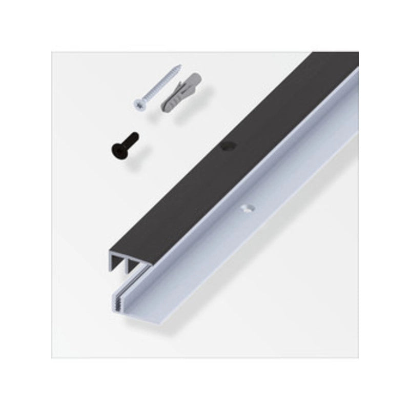 RACCORDO BALCONE P/PARQUET NERO SPAZZ. 100CM