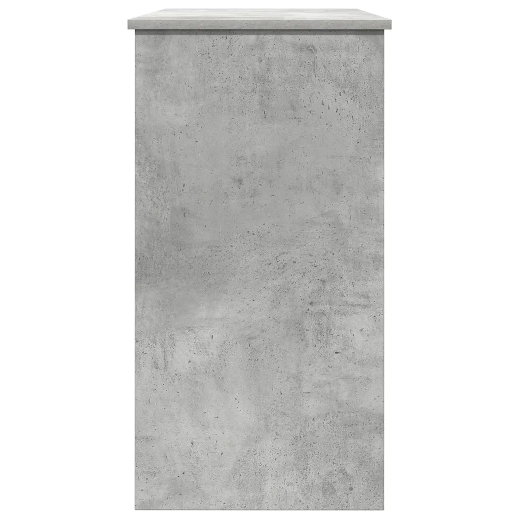 Scrivania Grigio Cemento 80x40x75 cm in Legno Multistrato 860475