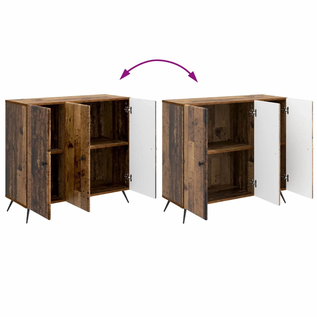 Credenza Legno antico 89 x 34,5 x 80 cm Legno ingegnerizzato