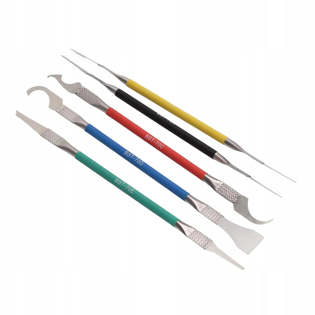 Set di Strumenti per Saldatura e Pulizia Rosfix – 12 Punte Metalliche Flessibili | 10 Forme Diverse