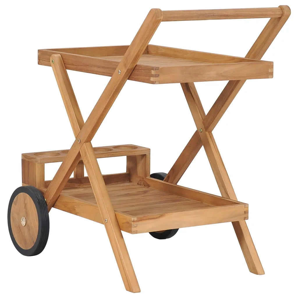 Carrello da TÃ¨ in Legno Massello di Teak cod mxl 55535