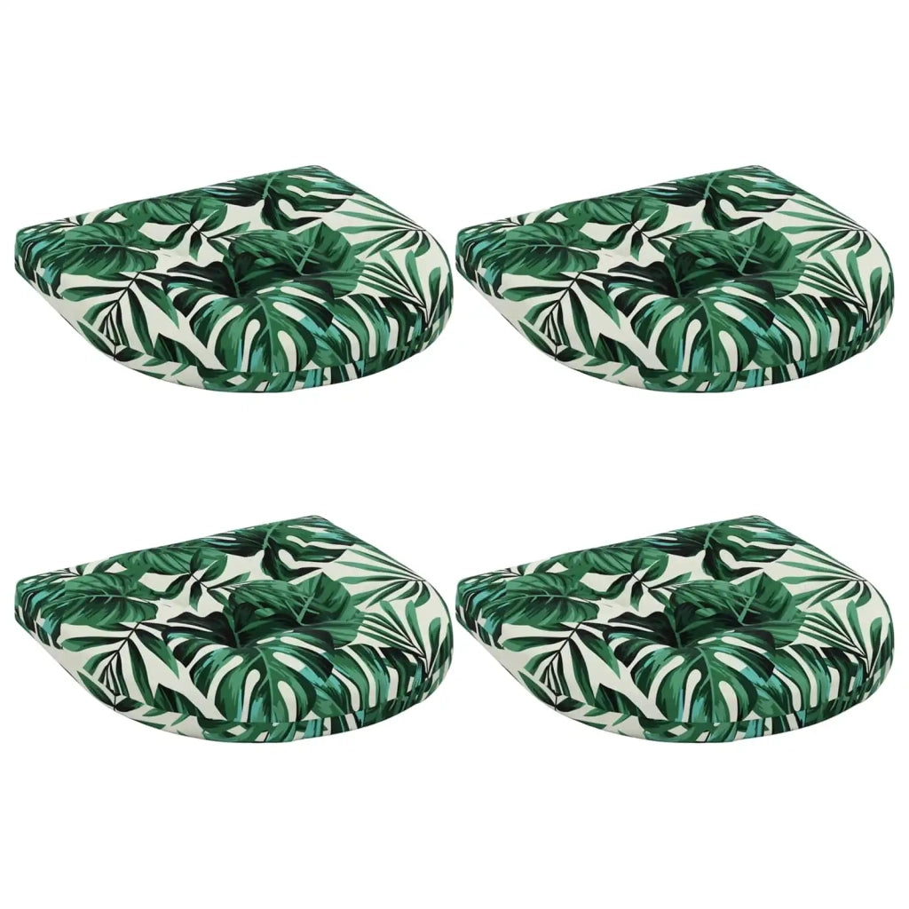 Cuscini per Sedia in 4 Pezzi 4 pz 100% Poliestere 945304