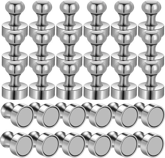 Magnetici Neodymium da 30 - 12 x 16 mm per uso cucina, lavagna bianca e ufficio