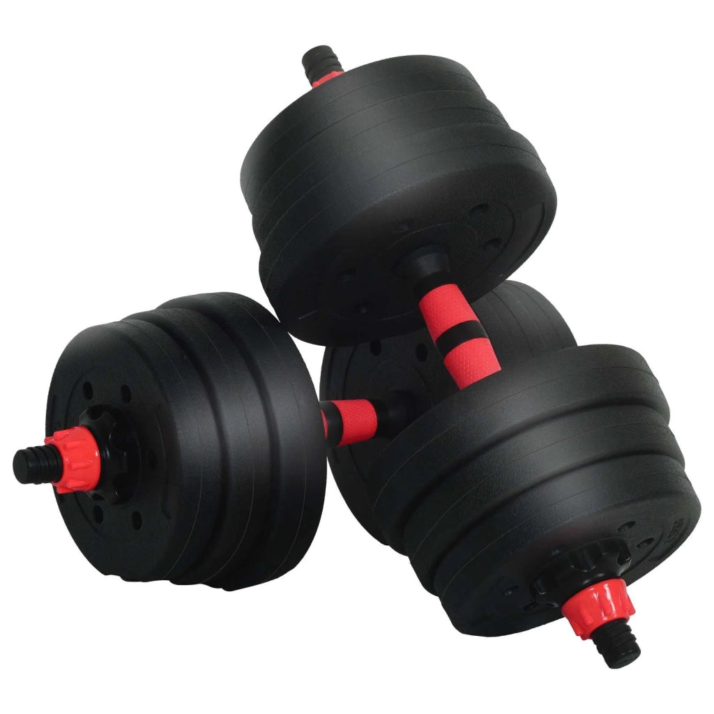 Set di manubri 4-in-1 20 kg Nero e Rosso CFW4987590