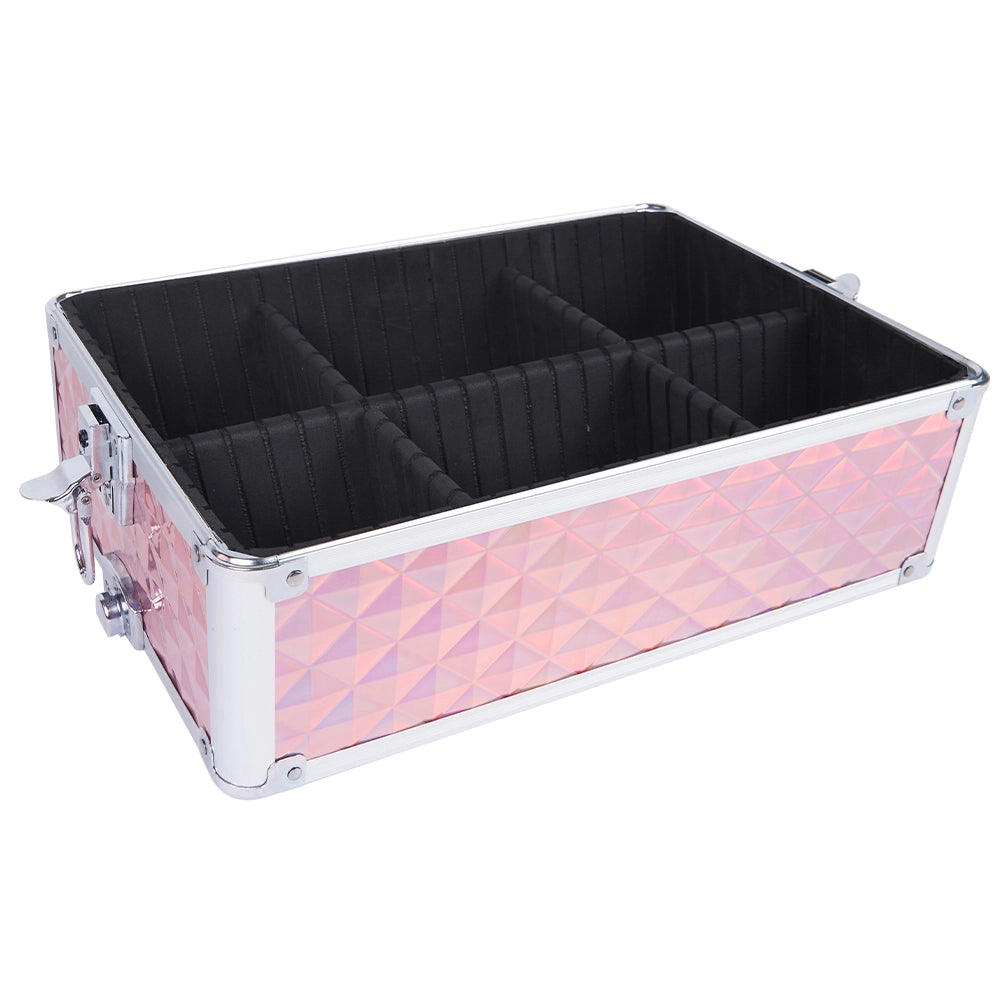 Trolley Professionale 3in1 Makeup Estetista Beauty Case con Ruote Staccabili 4 scomparti