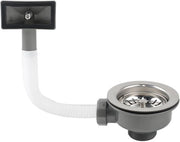 Afvoergarnituur 114 mm - Sifon per Spout per Spina del Lavello - Filtro per Spina del Lavello - Manicotto in Acciaio Inossidabile - Rimovibile - Duraturo e Resistente alla Corrosione - Filtro per Ghiere
