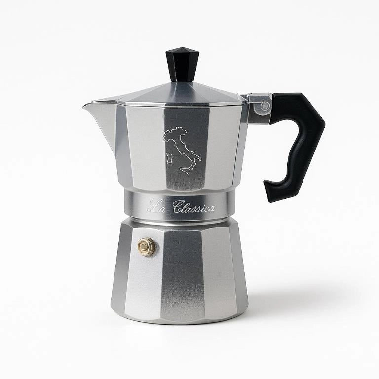 Macchinetta Caffè Caffettiera Mokarella + Guarnizione Ricambio 2 Tazze