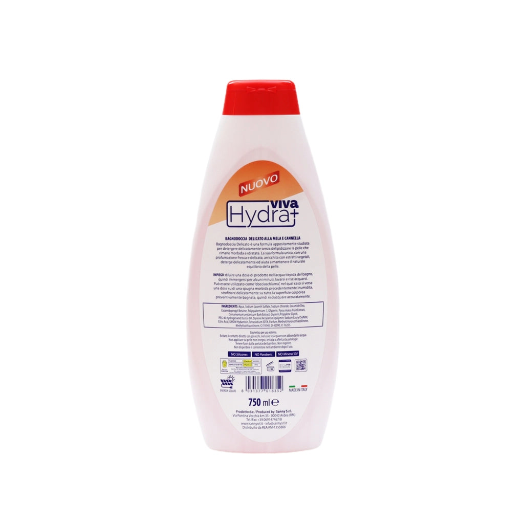 HYDRA VIVA+ BAGNODOCCIA DELICATO MELA & CANNELLA 750 ML