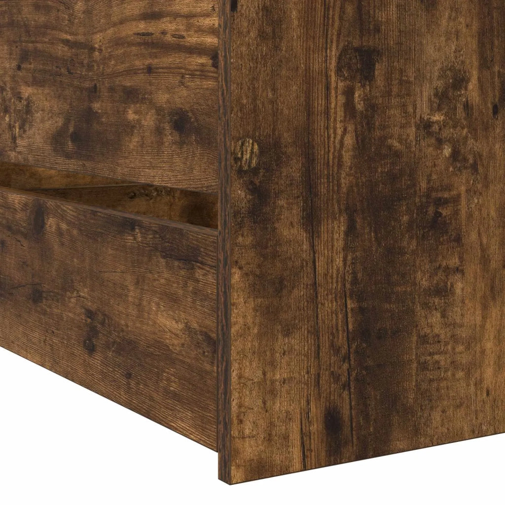 Struttura del letto Rovere Fumo Legno ingegnerizzato 3429511