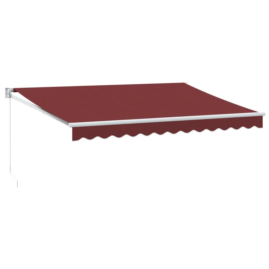 Tenda da Sole Retrattile Manuale Bordò 350x250 cm 3215294