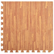 Tappetino a Incastro 24 pz Venature Legno 8,64 ㎡ Schiuma EVA 92460