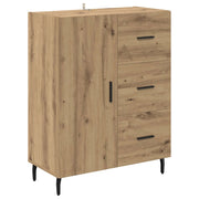 Credenza | Madia | Buffet da pranzo | Armadio da pranzo con cassetto Rovere artigianale 69,5 x 34 x 90 cm