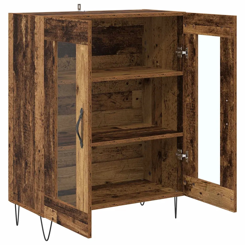 Credenza | Madia | Buffet da pranzo | Armadio da pranzo Legno vecchio 69,5 x 34 x 90 cm Legno multistrato