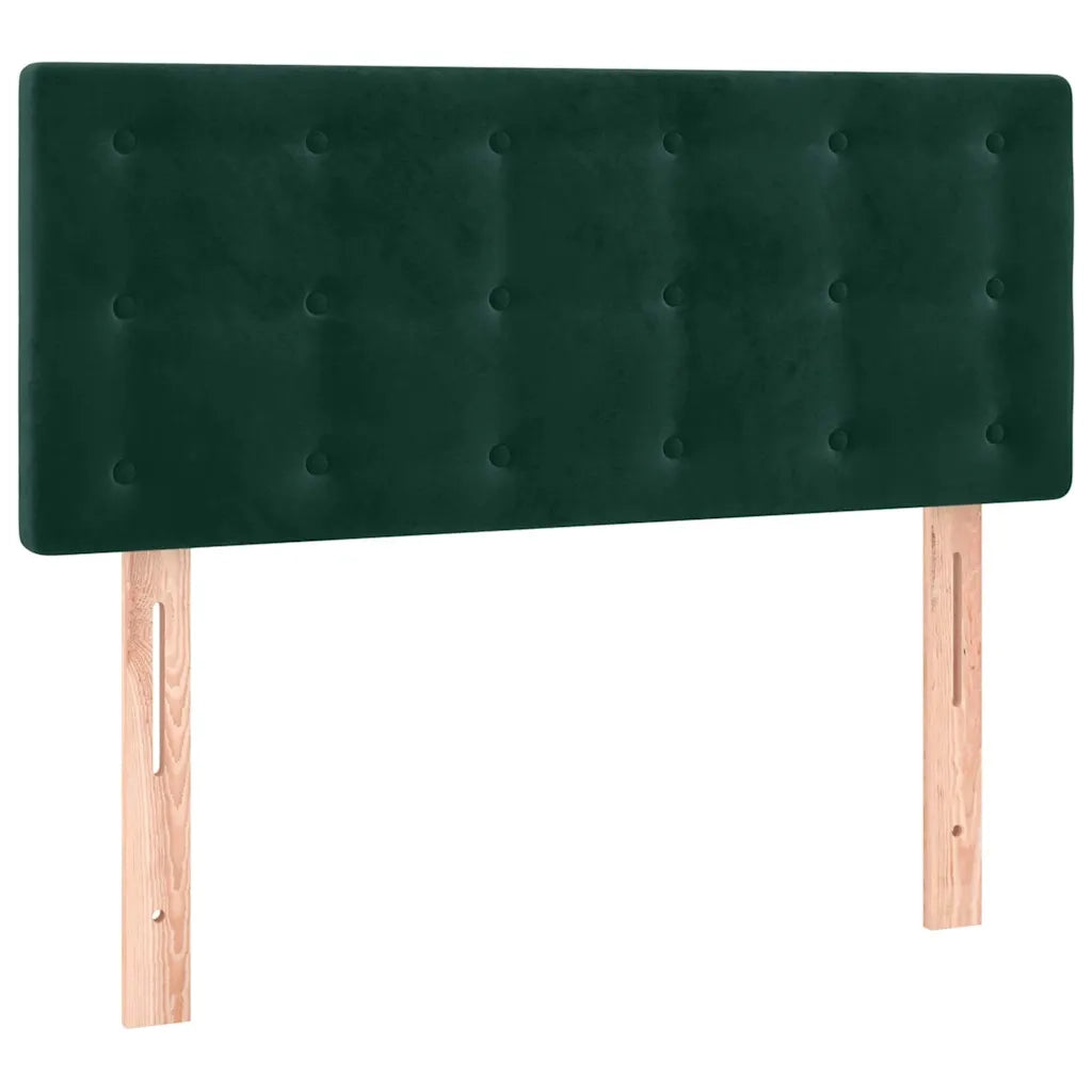 Testiera a LED Verde Scuro 80x5x78/88 cm in Velluto 3122079