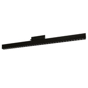 Reglette Led Antiabbaglio a Binario 48V 32W 2866Lm 4000K CRI>90 Fascio 38° IP20 - Alluminio Pressofuso Nero - Gealuce