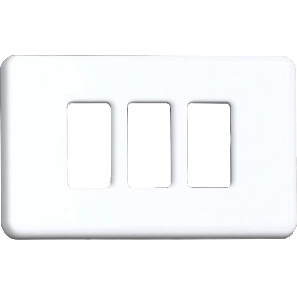COPRINTERRUTTORE PLASTICA 3P BIANCO**- MINUMET- 2,0 pz