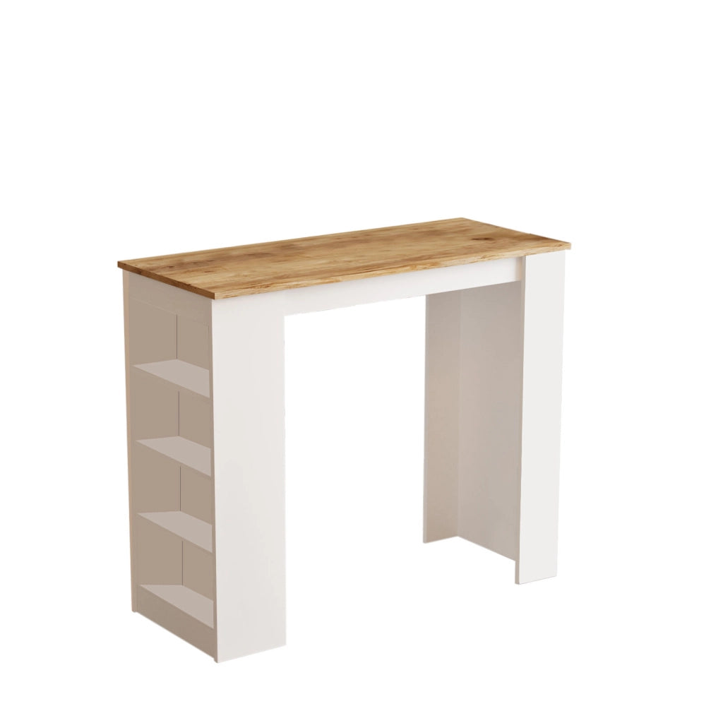 Tavolo da pranzo in legno "Setup" - 120 x 52 x 102 cm - Marrone