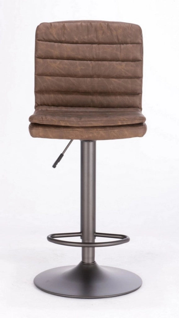 Set 2 Sgabelli Bar 41x50x94,5/115,5h cm Connor Marrone Vintage