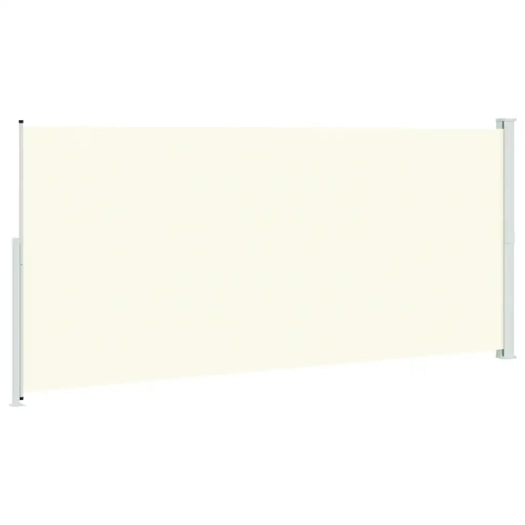 Tenda Laterale Retrattile per Patio 220x514 cm Crema 313430