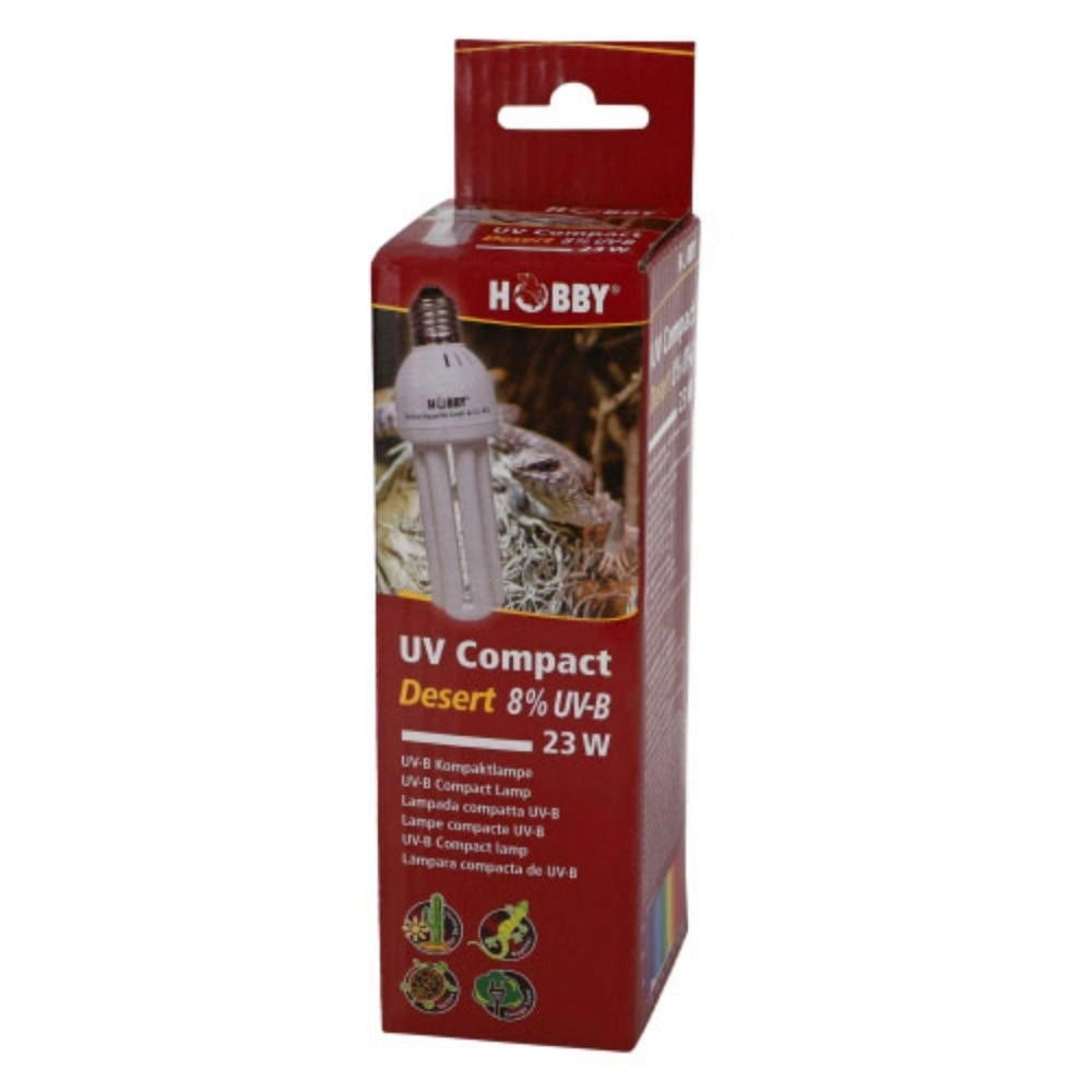 HOBBY 8% UV-B Compact Desert 23watt Attacco E27